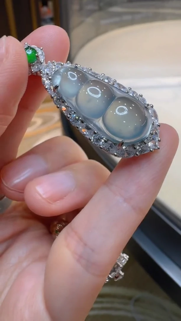 吊坠(不含链)银S925镶嵌翡翠多样性团购发一件