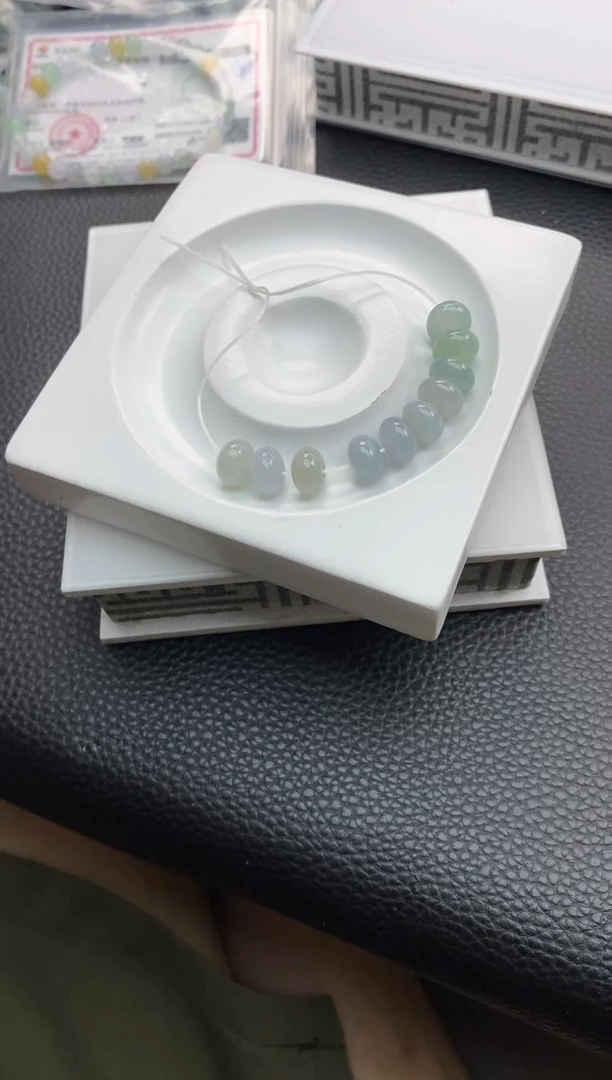 翡翠散珠22天然A货翡翠散珠