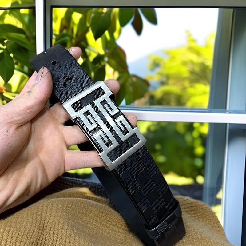 牛匠57牛皮手工皮带 纯钛内穿防过敏板扣 进口头层牛皮高端腰带