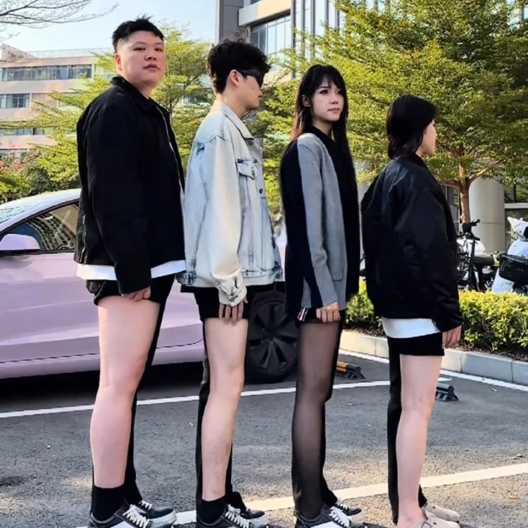 怪兽实验室黑色柳叶弯刀牛仔裤男秋冬美式加绒弹力裤子修身直筒裤