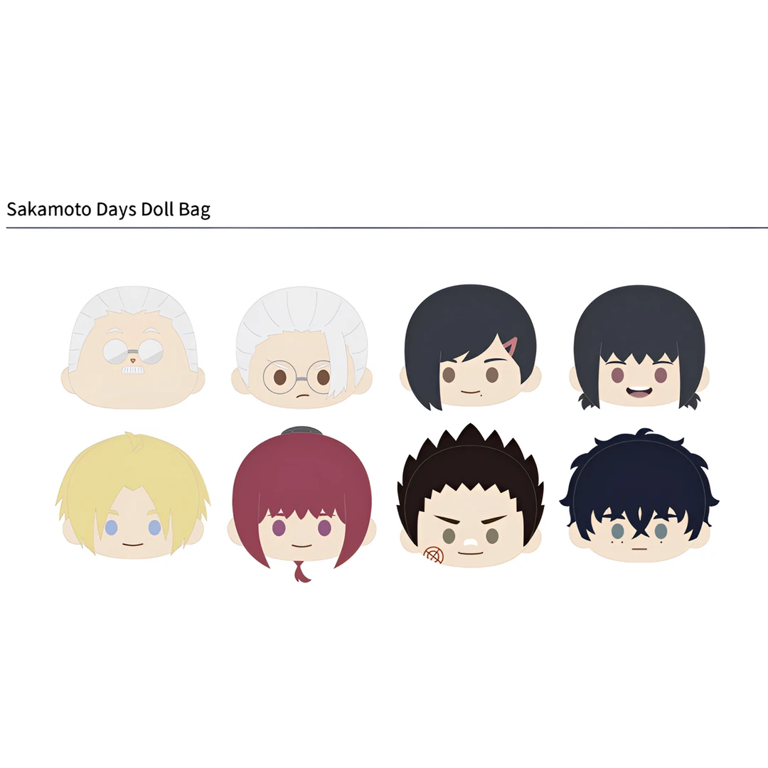 【坂本日常】【快闪限定】正版授权官谷坂本日常快闪限定迷你公仔包