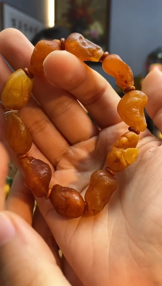 未镶嵌琥珀手串手串