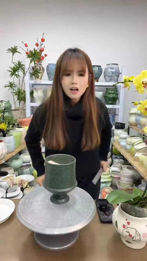 1.24陶瓷花盆直播链接高.     17 口  11