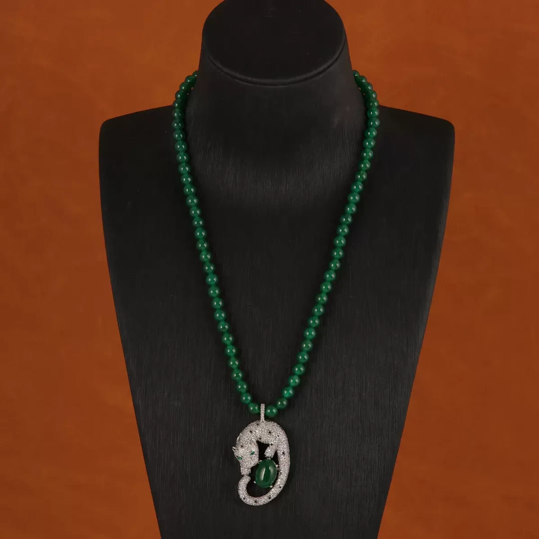 铜合金仿水晶项链 铜合金仿水晶项链 铜合金项链【WRR2423】