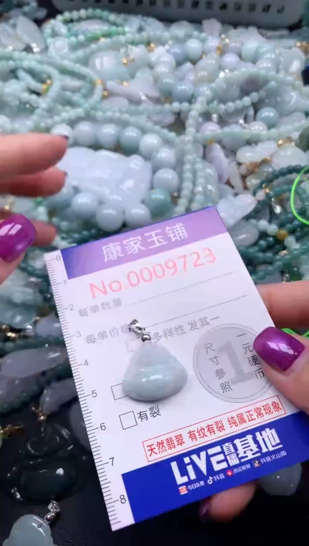颈饰未镶嵌翡翠9723