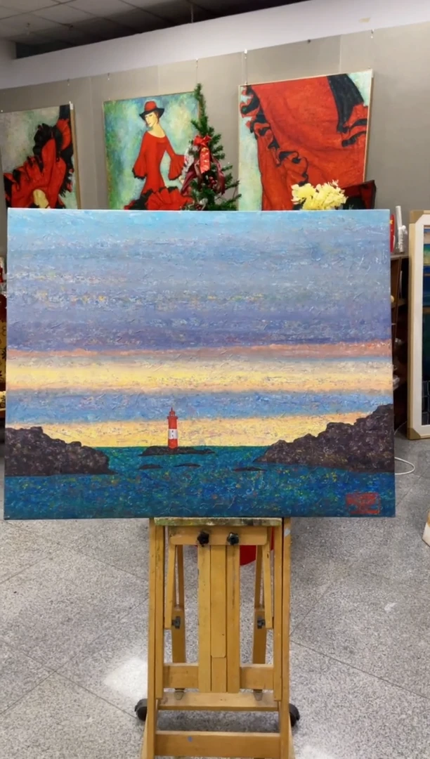 【闪购商品】俄罗斯油画作品《》80*100内