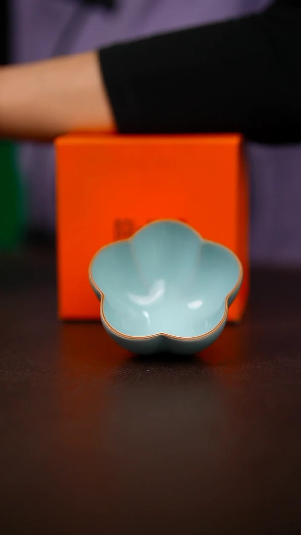 一级天青梅花杯礼盒