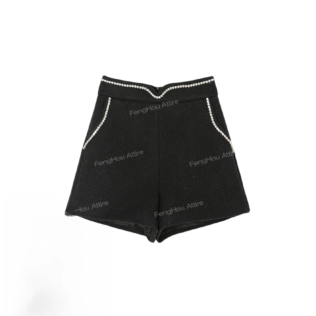 冬季新款重工钉珠设计款短裤8705057
