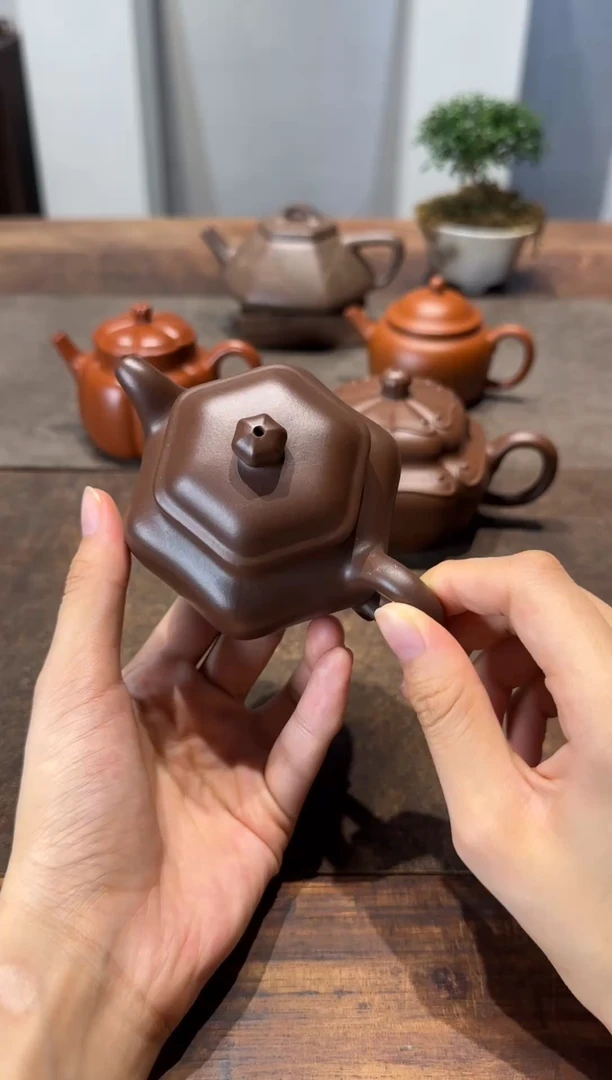 茶壶紫砂六*古莲子 光板