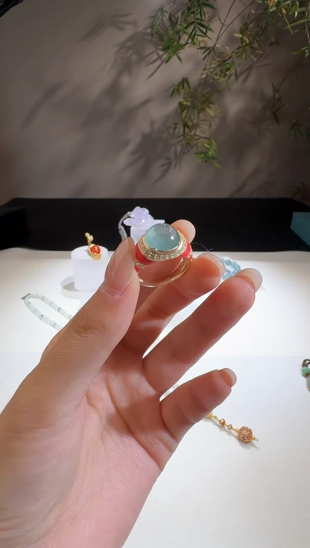 【闪购商品】翡翠戒指银S925镶嵌【鑫鑫】