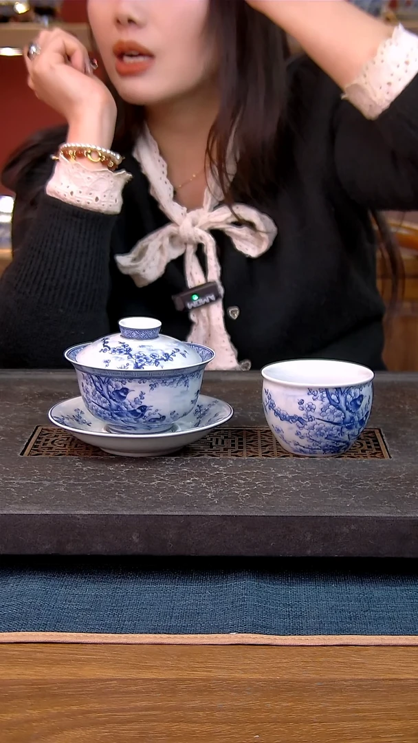 简装家用款2件套 白瓷陶瓷茶具