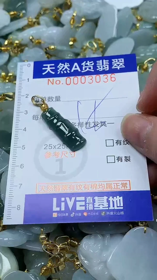 颈饰未镶嵌翡翠纯天然a货翡翠