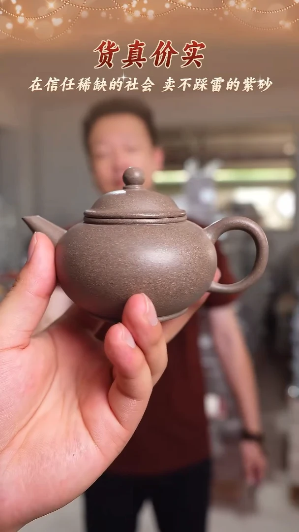 茶壶紫砂紫砂茶壶 老青段 水平