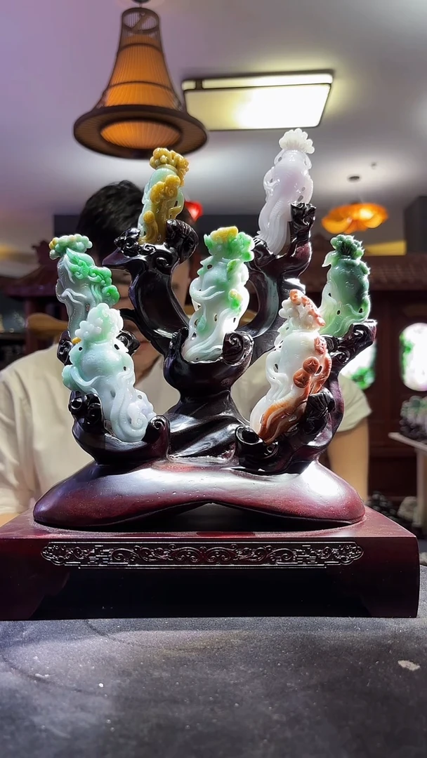 未镶嵌定制翡翠X*08/1202/C/人参