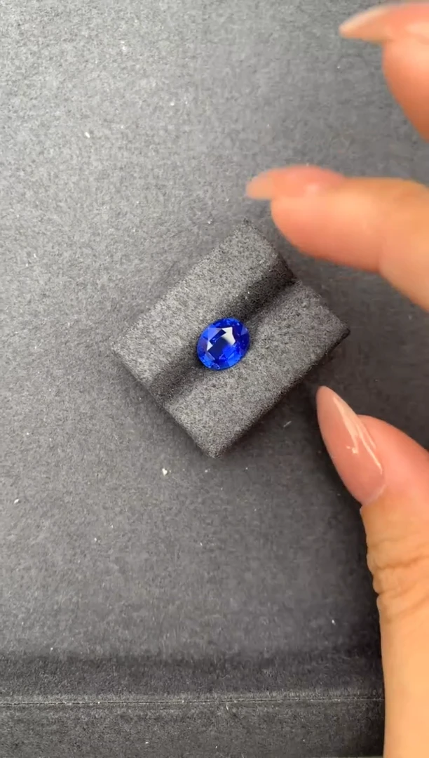 裸石蓝宝石2.1ct皇家蓝  FH 定制