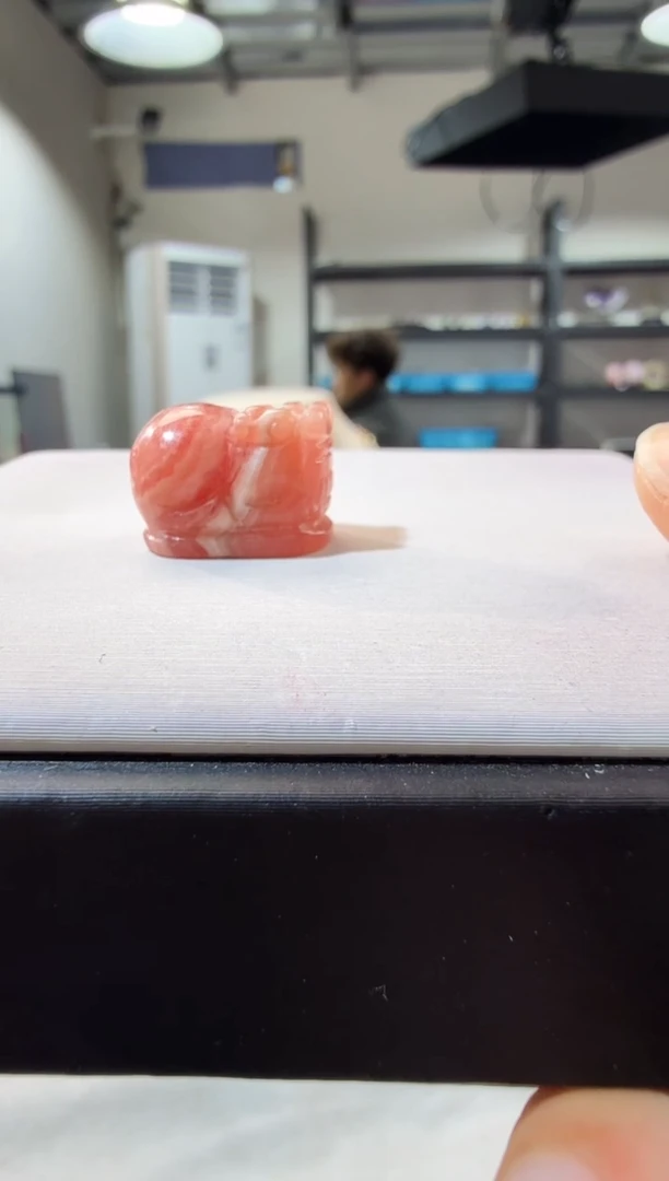 未镶嵌菱锰矿（红纹石）珠宝半成品优0196