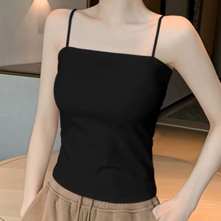 少女风辣妹风春夏薄款吊带背心性感背心夏季打底外穿内搭百搭气质