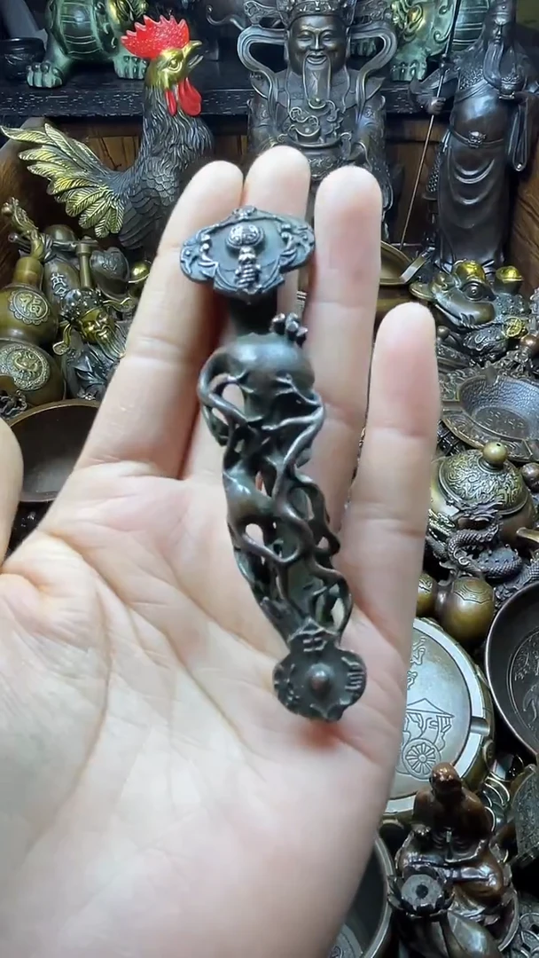 闪购链接，点击下单，有运费险，铜摆件