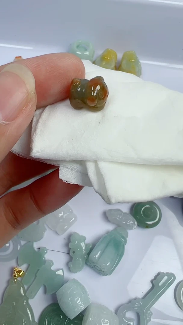 散珠翡翠864号链接，A货翡翠
