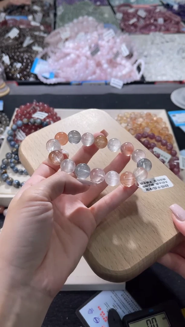 未镶嵌手链水晶300号 多样性发一DD   13+