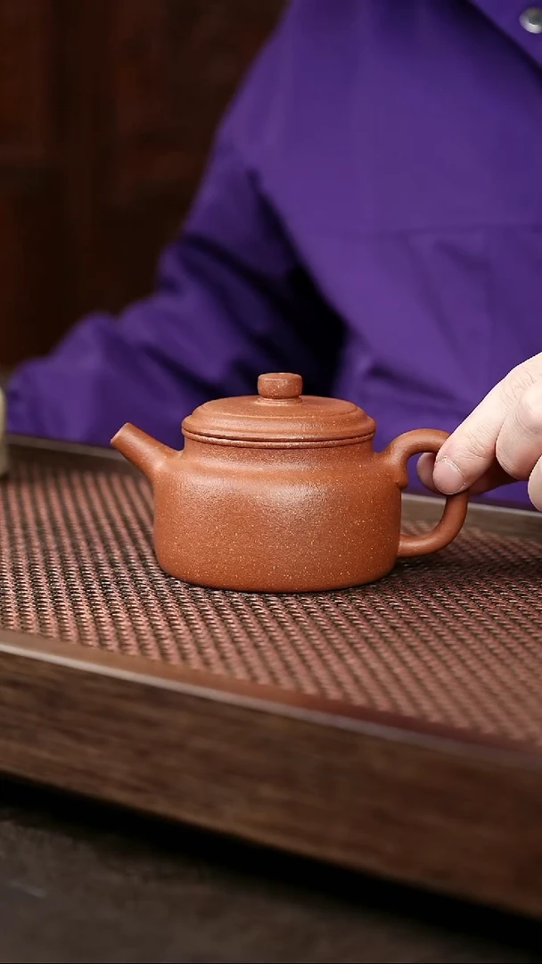 茶壶紫砂红降坡德钟