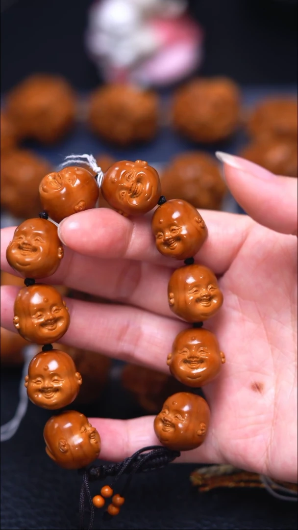 手串/手链橄榄核石****光开心