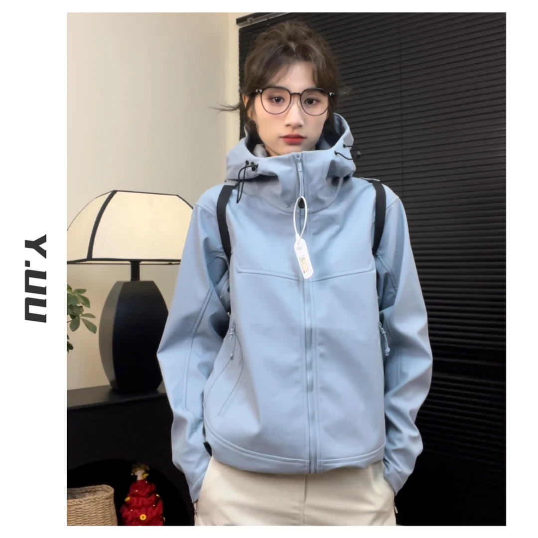 【虞UU】早春人手一件！山系户外运动登山骑行男女防水冲锋衣外套