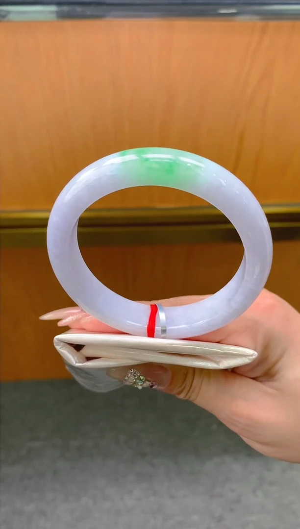 未镶嵌手镯翡翠-F60-正圈60.7