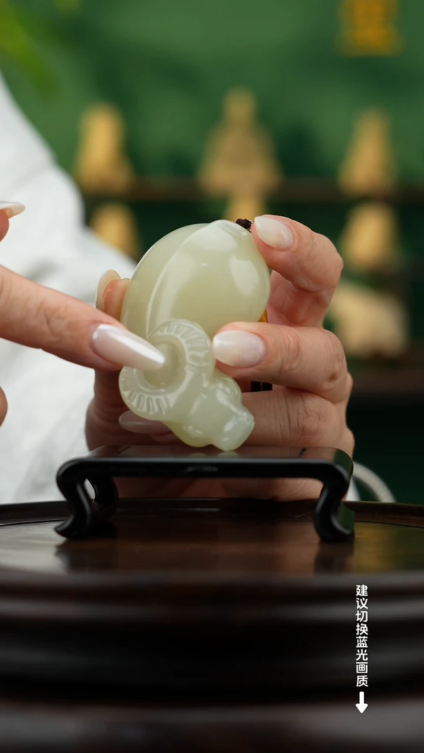 玉【扭转乾坤】天然玉石手把件