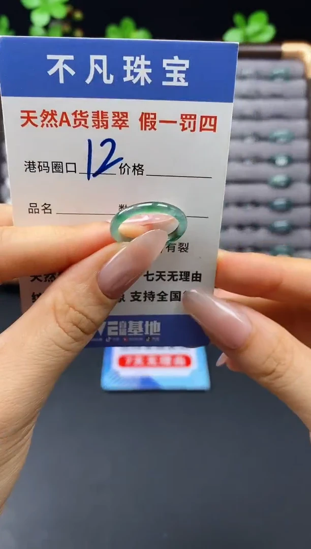 未镶嵌戒指翡翠天然A货翡翠067