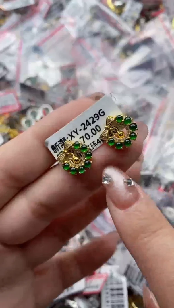 【闪购商品】翡翠戒指银S925镶嵌111111---5+++