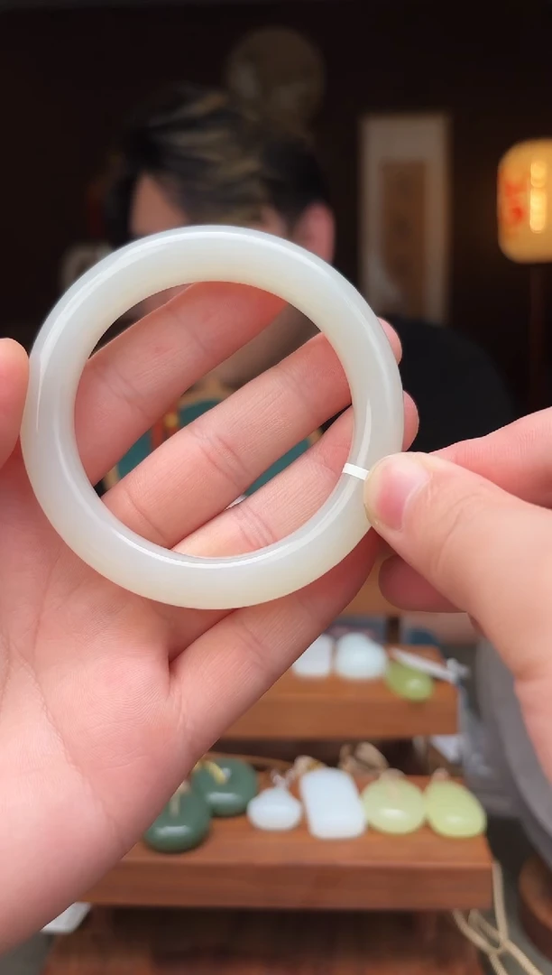 未镶嵌和田玉把件小*屋ff48-手镯 56.5mm