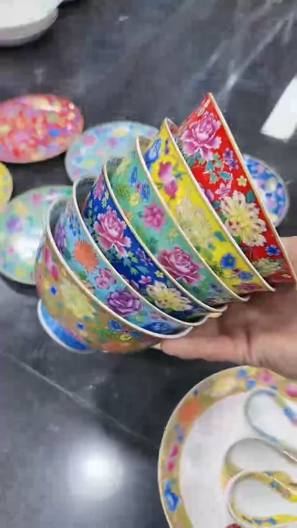 【闪购商品】瓷片5英寸饭碗6个景德镇陶瓷