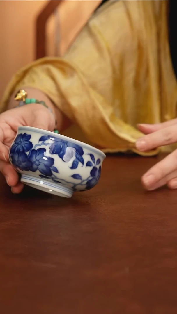 景德镇青花瓷手绘茶具