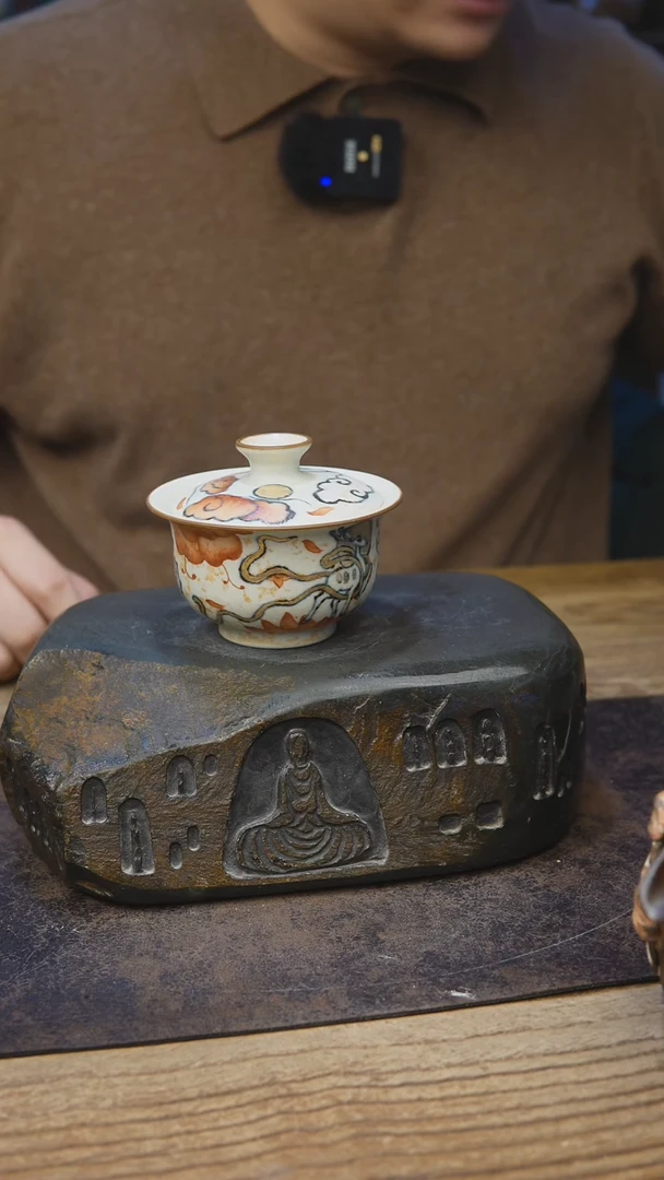 甘石陶艺青花系列985