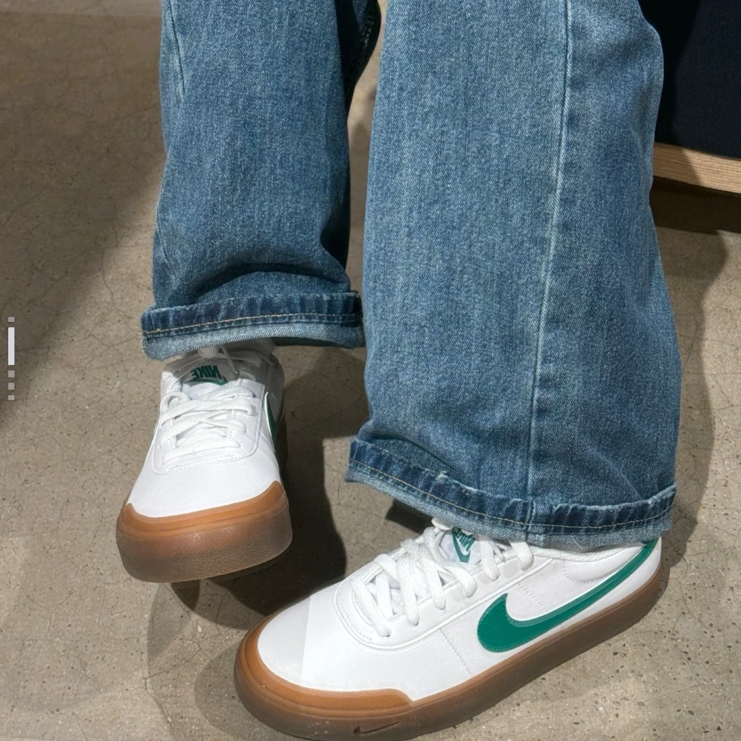 NK Court Shot 舒适百搭薄底 防滑耐磨 低帮 板鞋 男款 绿色