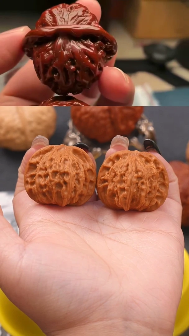 【闪购商品】文玩核桃把件37狻猊狮子头