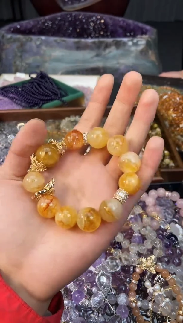 【闪购商品】水晶手链合金水晶设计款单圈多