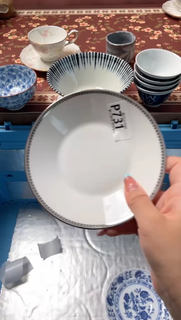 瓷片热****虎瓷器瓷器P731