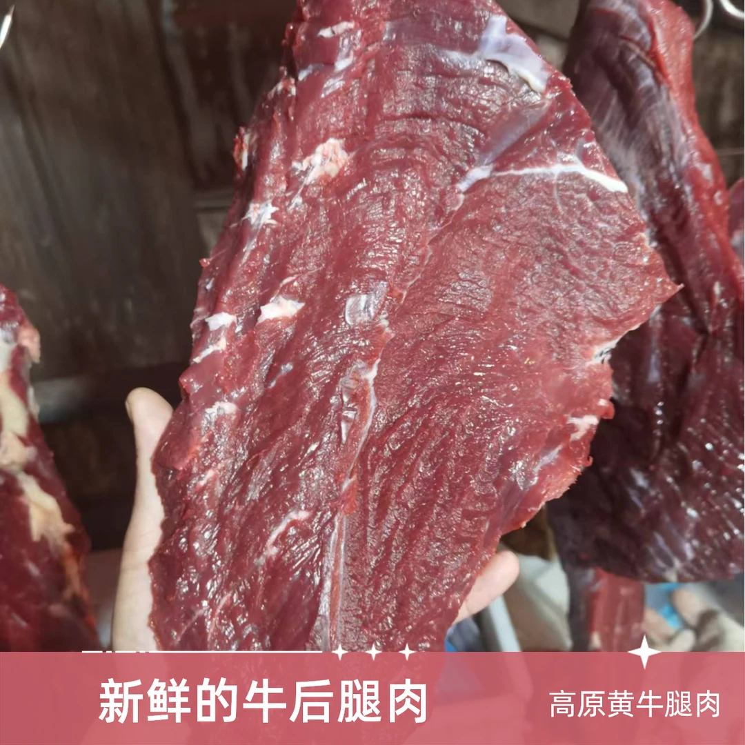 贵州高山黄牛后腿肉  炒 煎牛排 红烧  清炖