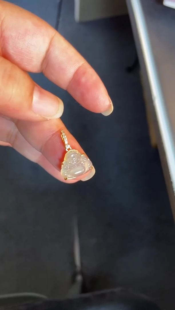 吊坠(不含链)银S925镶嵌翡翠1