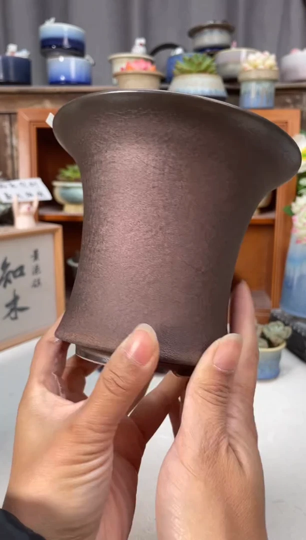 瓷片809知木小芳花盆