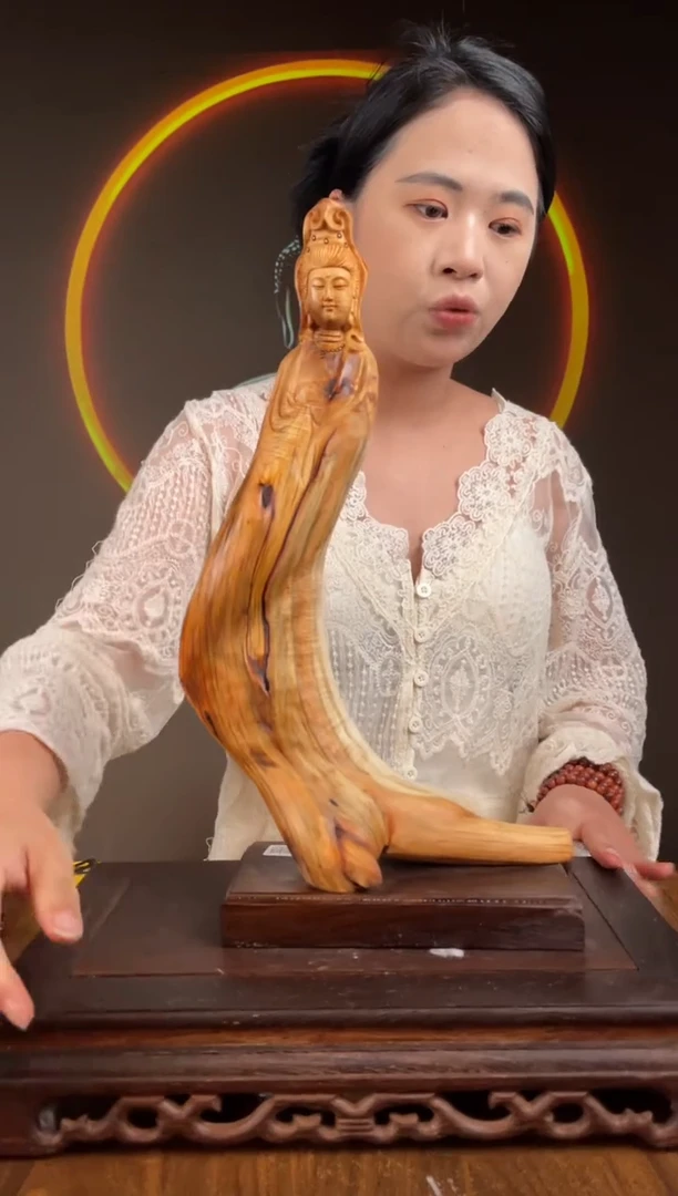 柏木（崖柏）手工摆件,先抢先得! 编号:321