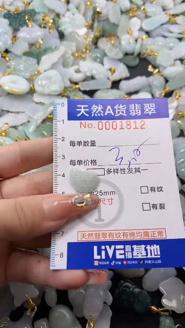 翡翠未镶嵌颈饰天然A货翡翠