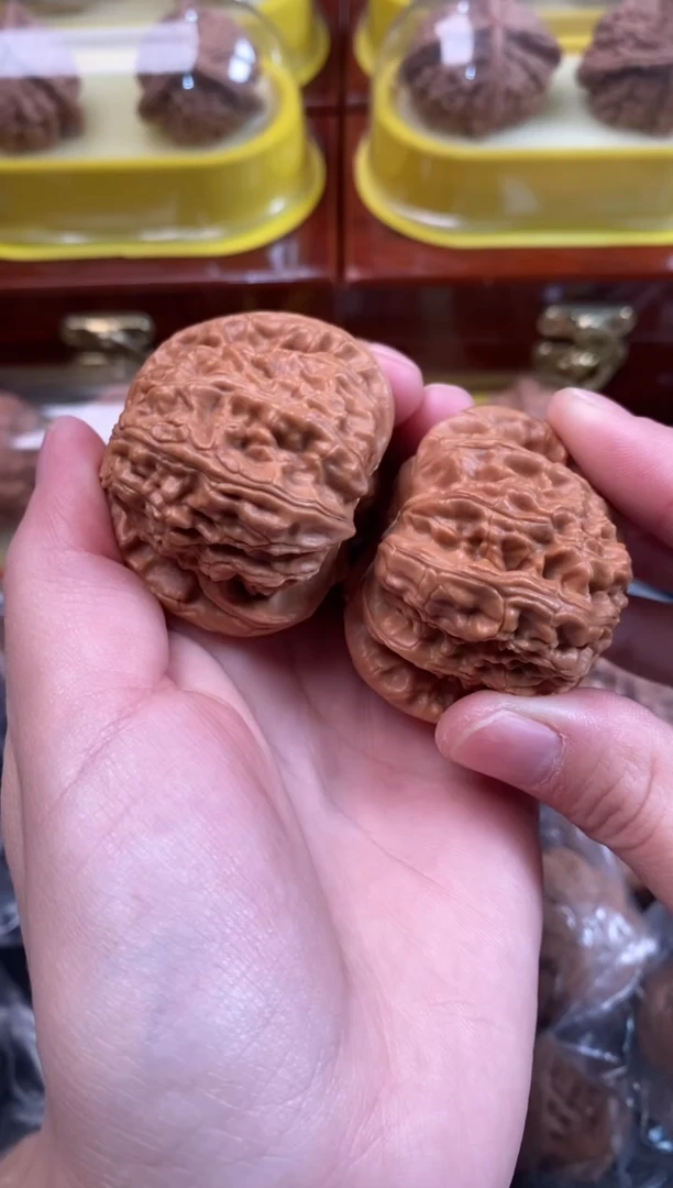 把件文玩核桃白狮子43尺s927