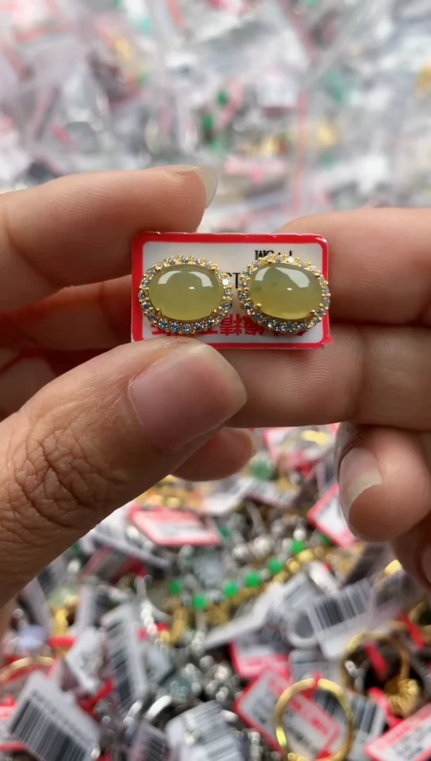 银S925镶嵌戒指翡翠333                5