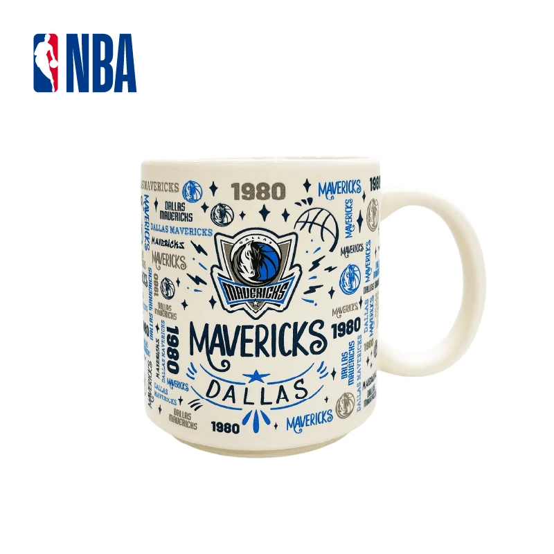 NBA官方正品球队马克杯2026新款满杯logo马克杯湖人 勇士 独行侠