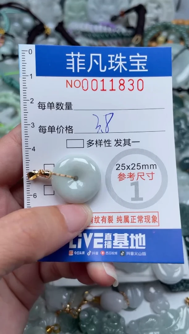颈饰未镶嵌翡翠11830