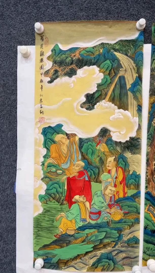 国画9.24zz-冯高翔-丝绢罗汉3