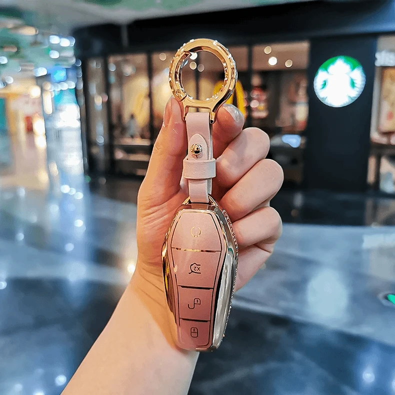 比亚迪钥匙套海鸥汉宋plus海豚秦l唐dmi元pro海豹06驱逐舰05车扣